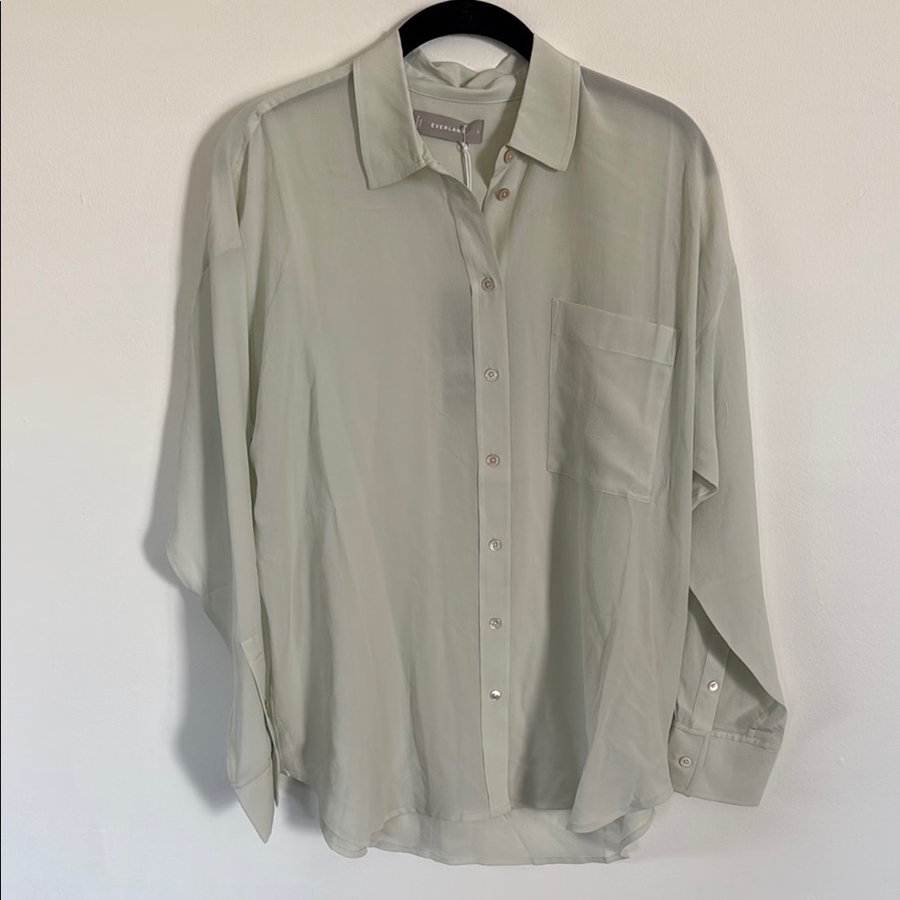 Everlane silk button up